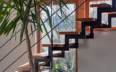 Haus Innenansicht Treppe